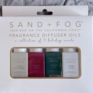 SAND + FOG fragrance diffuser oils 4 holiday scents